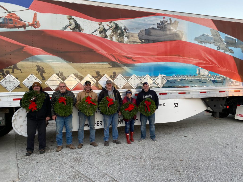 Wreaths Across America People Semi Truck