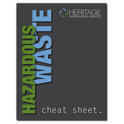 Hazardous Waste Cheat Sheet